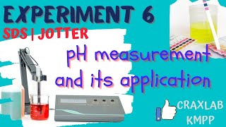 CHEMISTRY SDS (SK015) - JOTTER - Experiment 6: pH Measurement and Its Applications