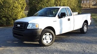 2007 Ford F-150 XL Triton 4.6L V8 Single Cab Start Up, Tour and Review