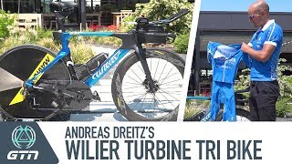 Andreas Dreitz's Wilier Turbine Pro Bike And Triathlon Kit