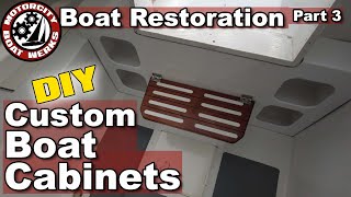 Composite Boat Cabinets | Coosa Board |Boat Refit and Remodel | Aft Cowling Part 3 (Ep28)