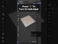 How To Use Inset Faces _ Blender Tutorial #blender #blendertutorial #shorts