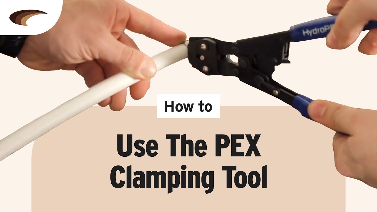 How To: Use The PEX Clamping Tool - YouTube