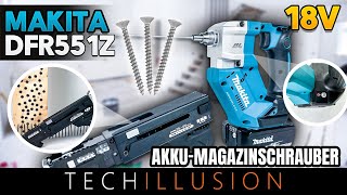 🔥DER NEUE & BESTE Akku-Magazinschrauber DFR551Z von MAKITA?!😱 - 18V LXT DFR551Z - Review & Test