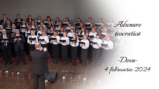 Adunare teocratică - Deva - 4 februarie 2024