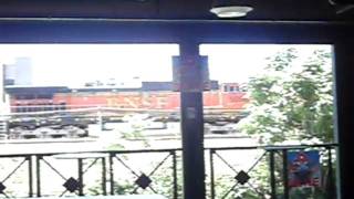 BNSF 5338 and 5096 lead a Z-train going eastbound passing Silver Cross Field in Joliet, IL