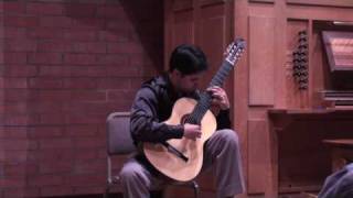 Fabiano Borges - Recital na UCLA Suíte Contrastes Latinos I- Prelúdio/II- Cancioneiro