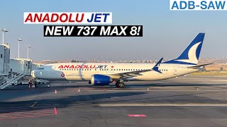 4K TRIP REPORT | AnadoluJet BRAND-NEW Boeing 737 MAX 8 Economy (Ex Business Seat) | Izmir - Istanbul