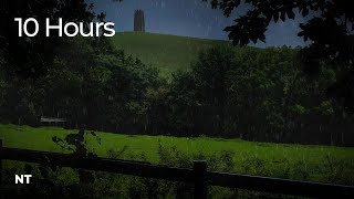 Cold Rain Sounds in England | Fall Asleep FAST to Relaxing Rain & Thunder: Nature ASMR Sleep Aid