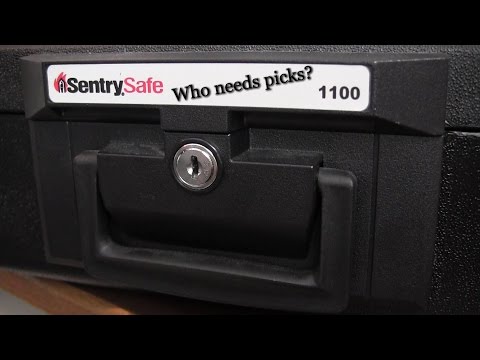 Sentry Safe 1100 Picked... without a pick. Sentry Safe 1100 Picked... without a pick.