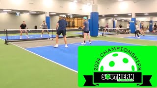 SOUTHERN PICKLEBALL CHAMPIONSHIPS - Men’s 4.5 - 1/4/2025 - Knox/Hunsinger vs Basaria/Compton