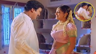 Rajendra Prasad And Raasi Bedding Ceremony Scenes || Telugu Love Scenes || Telugu Cinemas