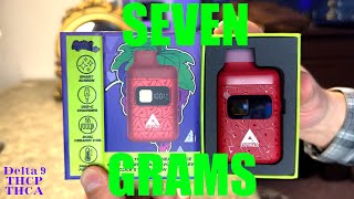 Delta Extrax Adios MF 7g Live Sugar Disposable Vape Granddaddy Purp Indica Review w/ Effects!