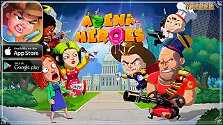 【手游试玩】Arena Heroes: PVP Battles RPG 一款动态的 2D 卡通风格回合制 RPG 格斗游戏，富含深度元数据 (Android/IOS)