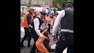 @metpolice_uk display Aggression towards NonViolent & Legal Protests | 31 May 2023 | Just Stop Oil