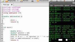 C++ tutorial 20 - reference