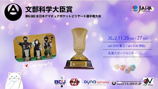 第69回 全日本アマチュアポケットビリヤード選手権大会：寺田友紀 vs 松本真明