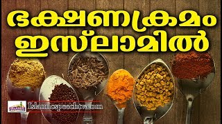 ഭക്ഷണക്രമം ഇസ്ലാമിൽ || മലയാളത്തിലെ ഏറ്റവും പുതിയ ഇസ്ലാമിക പ്രസംഗം