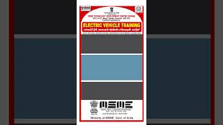 MSME TDC providing Electric Vehicle (EV) Installation Training @ Chennai | 9841099911 | #shorts