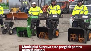 Municipiul Suceava este pregătit pentru primele ninsori