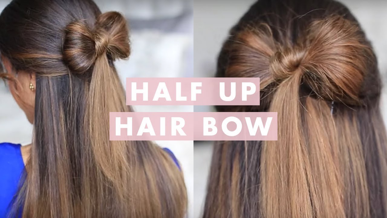 Bow Hairstyle Step By Step