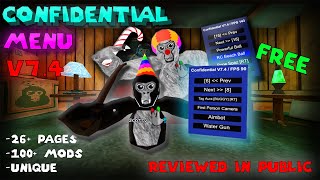 This *NEW* Mod Menu Is OP...┃Confidential V7.4┃ PUBLIC LOBBY REVIEW┃MOD MENU SHOWCASE