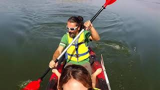 Kayak in Prespes lakes