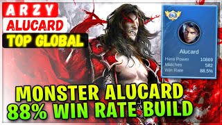 Monster Alucard 88% Win Rate Build [ Top Global Alucard ] A r z y - Mobile Legends Emblem And Build