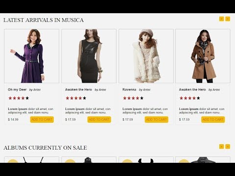 How to Create Ecommerce Website HTML CSS with Slider Part-1 How to Create Ecommerce Website HTML CSS with Slider Part-1