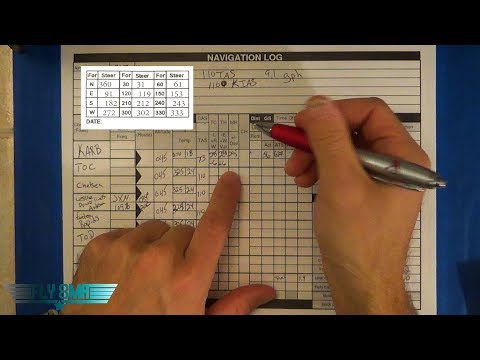 Ep. 114: X/C Navigation Log | VFR Cross Country Nav Log Calculations Ep. 114: X/C Navigation Log | VFR Cross Country Nav Log Calculations