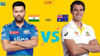 LIVE  India vs Australia ODI 2023