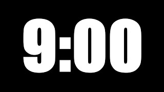 9 MINUTE TIMER | LOUD ALARM ⏰