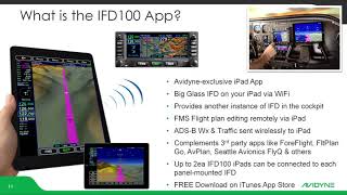 Avidyne IFD100App + Foreflight