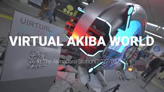 【4K】「VIRTUAL AKIBA WORLD」＠秋葉原駅(2022/03/27)