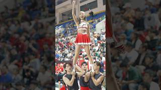 RINA現在當團長還得站這麼高 下來時總讓人心揪一下 #cheerleader #啦啦隊 #台北戰神 #taishinwonders #台湾チア #チアリーダー