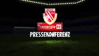 FC Energie Cottbus | Pressekonferenz nach dem Spiel gegen Hertha BSC II