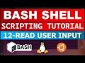 Bash Shell Scripting Tutorial 12 - Read User Input from Terminal