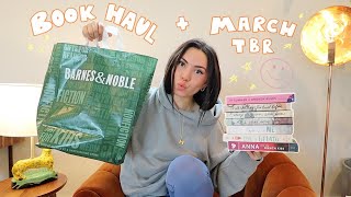 huge book haul & what I want to read in march!