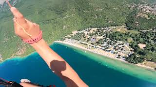 flight above ljubanishta beach