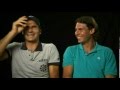 Federer and Nadal: Fit of Laughter During Shooting