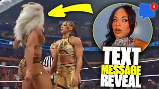 Jade Cargill CONFRONTS Bianca Belair After Accidental Text Message REVEAL w/ Naomi