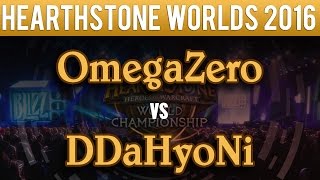 OmegaZero vs DDaHyoNi - Hearthstone World Championship 2016: Group D Match 1