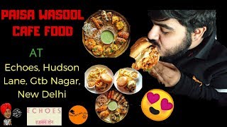 Paisa wasool Cafe Food || Echoes Hudson lane || Best Tandoori Momos in North Delhi