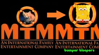 MTM Cat SpongeBob is Silly Nickelodeon Bumper Bloopers Logo Ident Effects