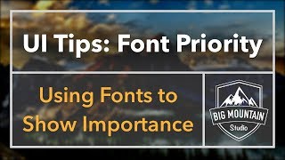UI Tip: Data/Font Priority (iOS, Xcode 8, Swift 3)