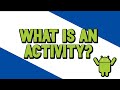 What is an Activity? | Android Interview Q&A | Under 60 Seconds