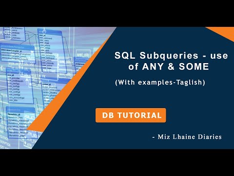 SQL Subqueries | Database Tutorial | With Examples (Taglish) - YouTube