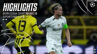 Resumo | Liga dos Campeões: Borussia Dortmund 0-0 Sporting CP