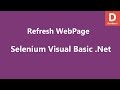Selenium Visual Basic .Net Refresh WebPage