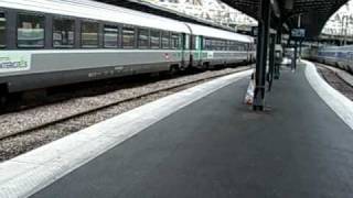 T34-V03-SNCF Loco departing Paris Gare De L'Est