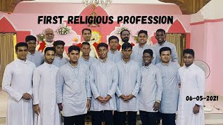 First Religious Profession Holy Mass | St. Johns seminary, Kothamangalam |